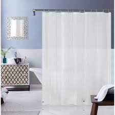 clear shower curtain