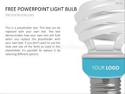 Presentationload Free Powerpoint Template Light Bulb