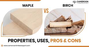 maple vs birch properties uses pros
