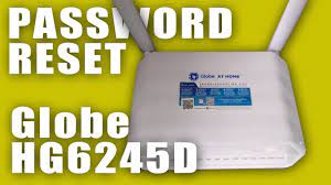 to reset your pword on globe hg6245d