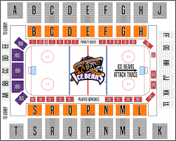 seating chart knoxville ice bears