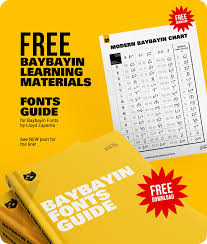 Baybayin Fonts Guide Modern Baybayin Chart On Behance
