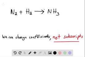 solved in balancing a chemical equation