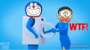 Máy giặt điện máy xanh doremon chế | Quảng cáo điện máy xanh mới - YouTube