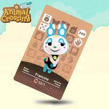 Maybe you would like to learn more about one of these? 299 Francine Animal Crossing Card Amiibo Cards Work For Switch Ns 3ds Games Access Control Cards Aliexpress