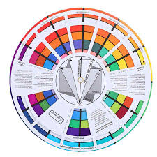 Hairdressing Tools Hair Dye Brush Tattoo Ink Color Wheel Chart Tattoo Permanent Makeup Accessories Micro Pigment Color Wheel S