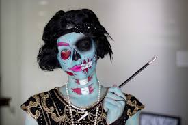 pop art zombie flapper