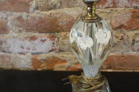 St Clair Art Glass Paperweight Lamp