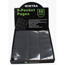 Free delivery and returns on ebay plus items for plus members. Wintra Superior 9 Pocket Double Sided Trading Card Pages 900 Pockets Side Loading Card Binder Sleeves Card Protector Sheets For Various Trading And Sports Cards Walmart Com Walmart Com