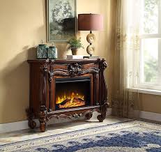 Acme Versailles Fireplace In Cherry Oak