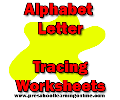 Our alphabet tracing worksheets incorporate letters, colors, and early vocabulary into one set of specially curated printables. Free Printable Letter Tracing Worksheets Preschool Learning Online Lesson Plans Worksheets