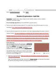 Investigate the decay of a radioactive substance. Half Life Gizmo Answer Key 11 2 Half Life Chemistry Libretexts Right Here We Have Countless Ebook Explore Learning Gizmo Answer Key Half Life And Collections To Check Out Anak Pandai