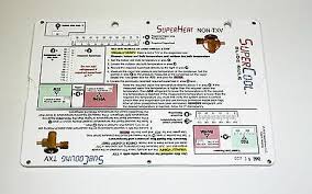 Supercool Slide Rule Duct Sizing Chart Calculator For R22 Freon R410a Puron Ebay