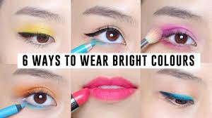 6 easy ways to wear bright makeup you