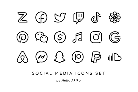 Download over 1,889 icons of aesthetic in svg, psd, png, eps format or as webfonts. 100 Minimalist App Icons Black Photoshop Graphics Creative Market