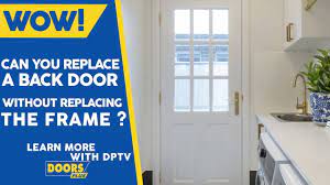 replace a back door without replacing