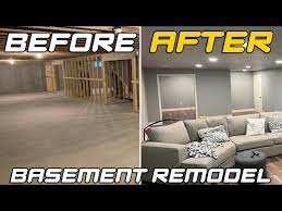 Basement Remodel Before And After And