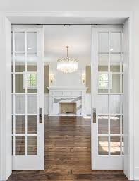 Glass Pocket Doors To Living Room