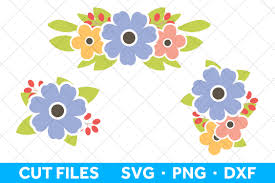 flower border svg files flowers svg