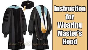 Both hoods are the same size and shape as the hood for the cambridge master of arts. How To Correctly Wear The Master S Hood Texas State University Masters Degree Graduation Masters Graduation Texas State University
