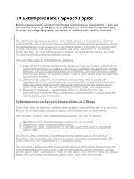  extemporaneous speech pdf examples 