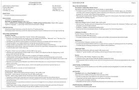 Resume Examples Career Internship Services Umn Duluth