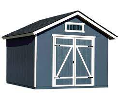 10x10 shed with shelf loft for garden