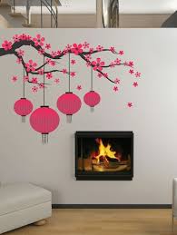 Tree With Lantern Wall Sticker Decal