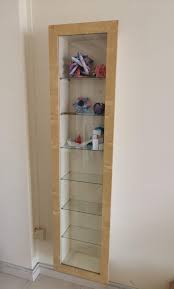 ikea bertby display cabinet gl shelf