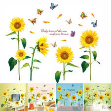 Dont miss our best service and fast delivery schedule that has attracted love for. Wall Stickers Sunflower Decor Self Adhesive Home Bedroom Living Room Flower Sticker Decorations Lazada Ph