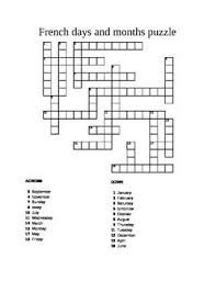 Solve unlimited crossword puzzles for free. Pin On French Resources