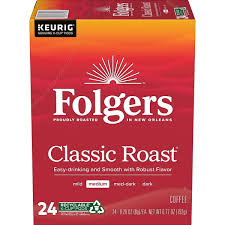 folgers clic roast k cup pods