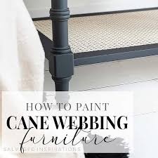 How To Paint Cane Webbing Furniture