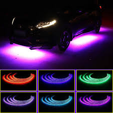 Newest Car Led Rgb Strip Light Auto Bottom Lamps Night Running Lights Remote Control Exterior Atmosphere Lights Waterproof Ip68 Decorative Lamp Aliexpress