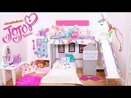 The teen dancer, singer, actress, and youtube personality purchased this home for $3.43m. Doll Bunk Bed Slide And Its Jojo Siwa New Bedroom Epic Room Tour With Unicorns Rainbows Furniture Y Doll Bunk Beds Bed With Slide Bunk Beds For Girls Room