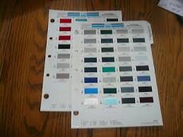 1994 Imported Car Ppg Color Chip Paint