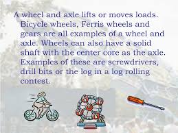 ppt exles of wheel and axles