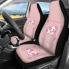 Zpinxign Strawberry Cow Seat Cover With