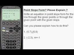 Point Slope Form Calculator Every Step