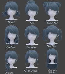 The following article presents the 30 most common anime hairstyles to better understanding the science hidden behind the different. Artstation Anime Hairstyles Pack 9 Types Of Hairstyles Resources