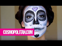 sugar skull makeup tutorial for día de