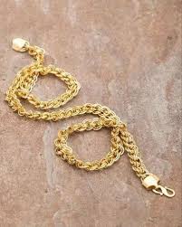 twisted rope chain necklace fashion jewelry