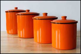 Need a kitchen canister set for storing your dry ingredients? 30 Orange Red Kitchen Ideas Red Kitchen Orange Orange Kitchen