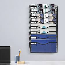 8 Pockets Office File Organizer Shelf