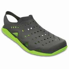 Crocs Flip Flops Crocs Swiftwater Wave Sandals Graphite