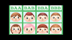 Animal Crossing New Leaf Face Guide Youtube