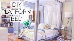 diy platform bed costs less than 200