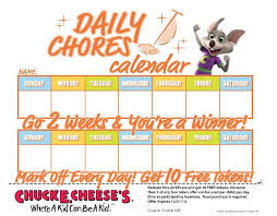 Have Your Kids Complete Our Daily Chores Rewards Calendar