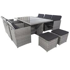 Pe Rattan Wicker Outdoor Dining Set