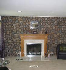 Faux Rock And River Rock Panels